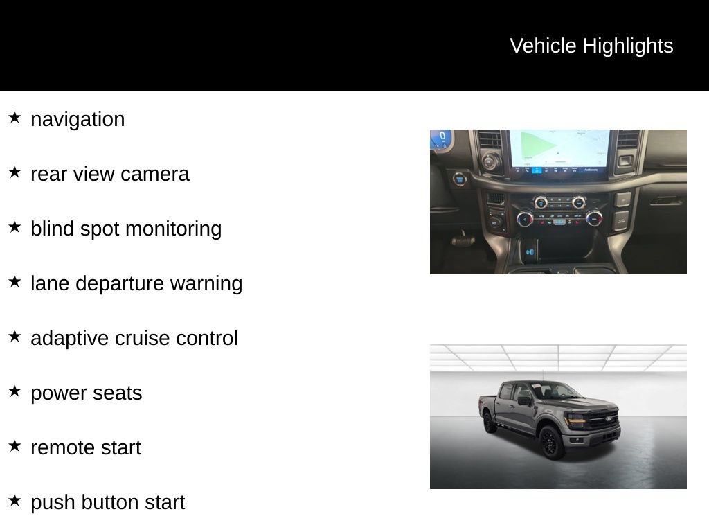 Certified 2024 Ford F150 XLT w/ Equipment Group 302A MID AWD/4WD image 11