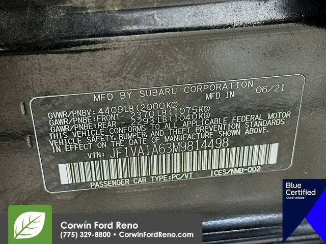 Used 2021 Subaru WRX AWD/4WD image 33