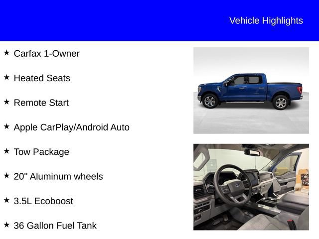 Certified 2023 Ford F150 XLT w/ Equipment Group 302A High AWD/4WD image 6