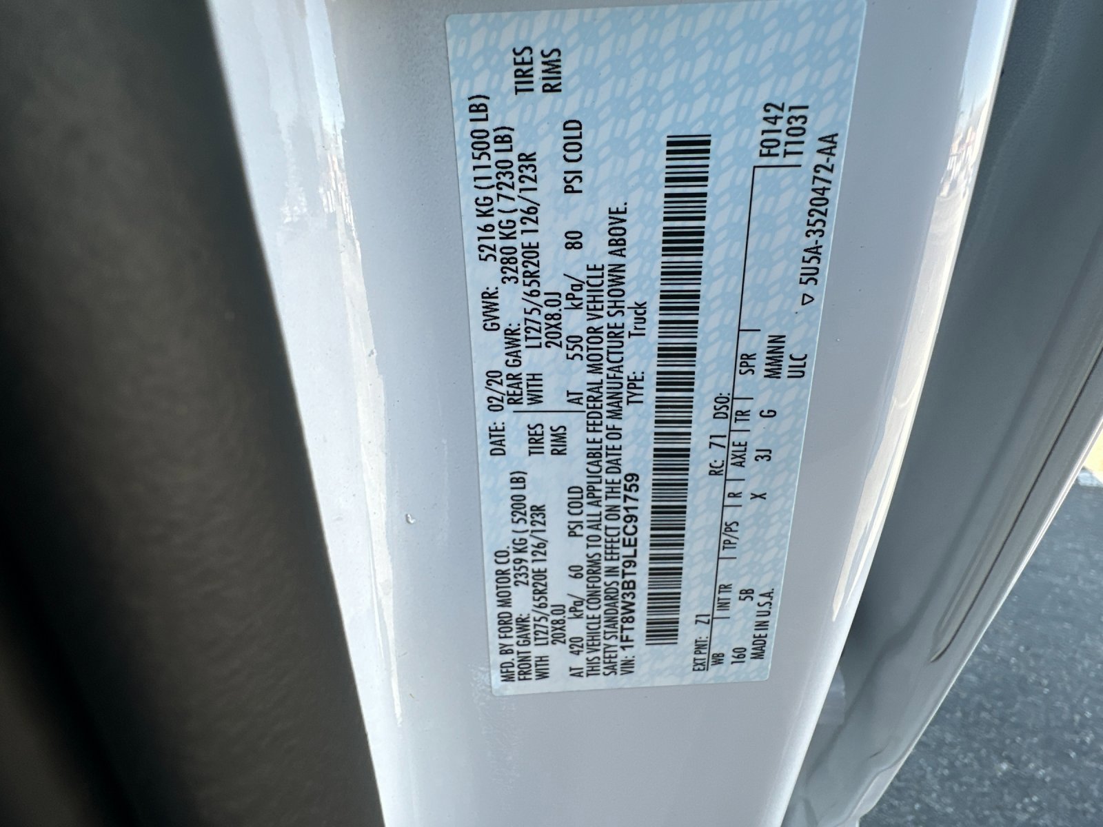 Certified 2020 Ford F350 Lariat w/ Lariat Ultimate Package image 29