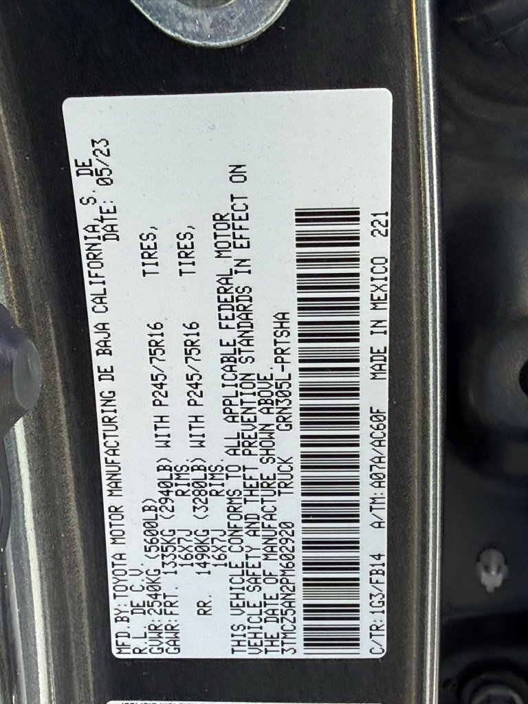 Used 2023 Toyota Tacoma SR image 33
