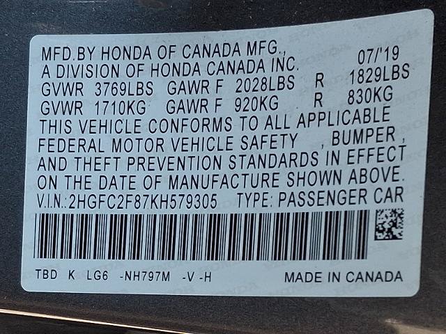 Used 2019 Honda Civic Sport image 27