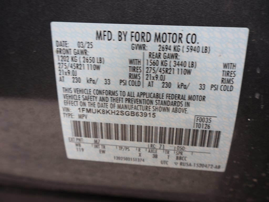 Certified 2025 Ford Explorer ST-Line w/ ST-Line Street Pack AWD/4WD image 41