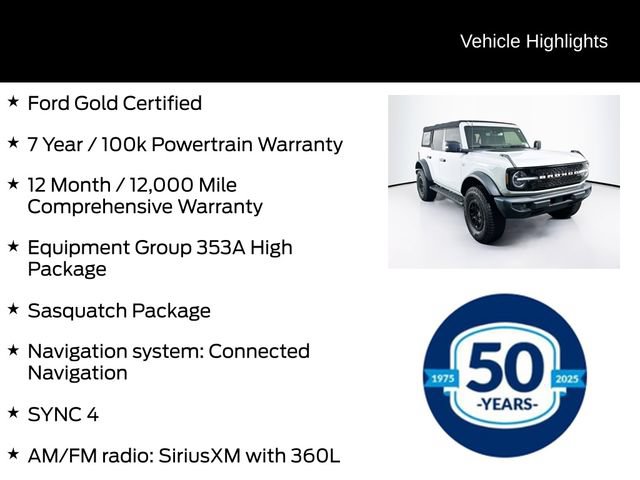 Certified 2022 Ford Bronco Wildtrak AWD/4WD image 6