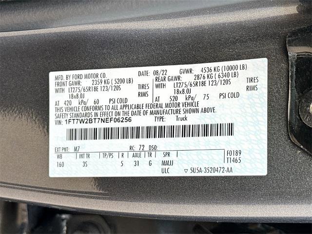 Certified 2022 Ford F250 XLT image 23