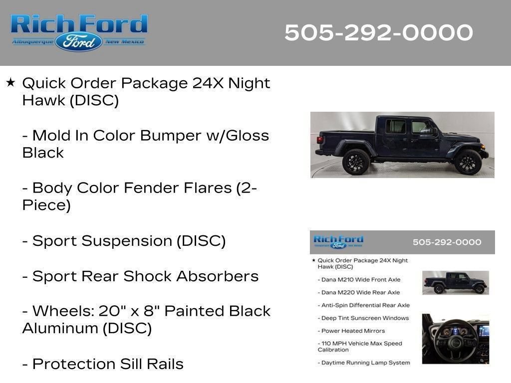 Used 2025 Jeep Gladiator Sport AWD/4WD image 98