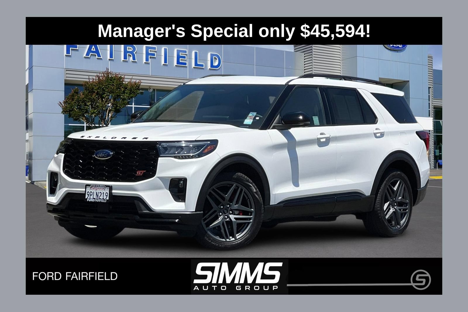 Certified 2025 Ford Explorer ST