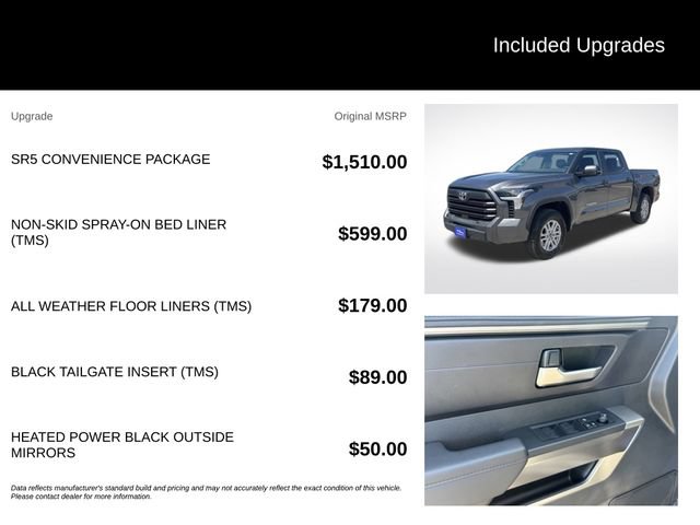 Used 2024 Toyota Tundra SR5 w/ SR5 Convenience Package AWD/4WD image 5
