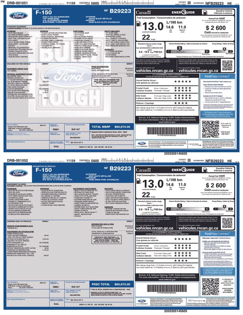 Certified 2022 Ford F150 XLT w/ Trailer Tow Package AWD/4WD image 45