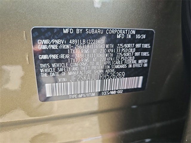 Used 2024 Subaru Forester Wilderness w/ Wilderness Package image 34