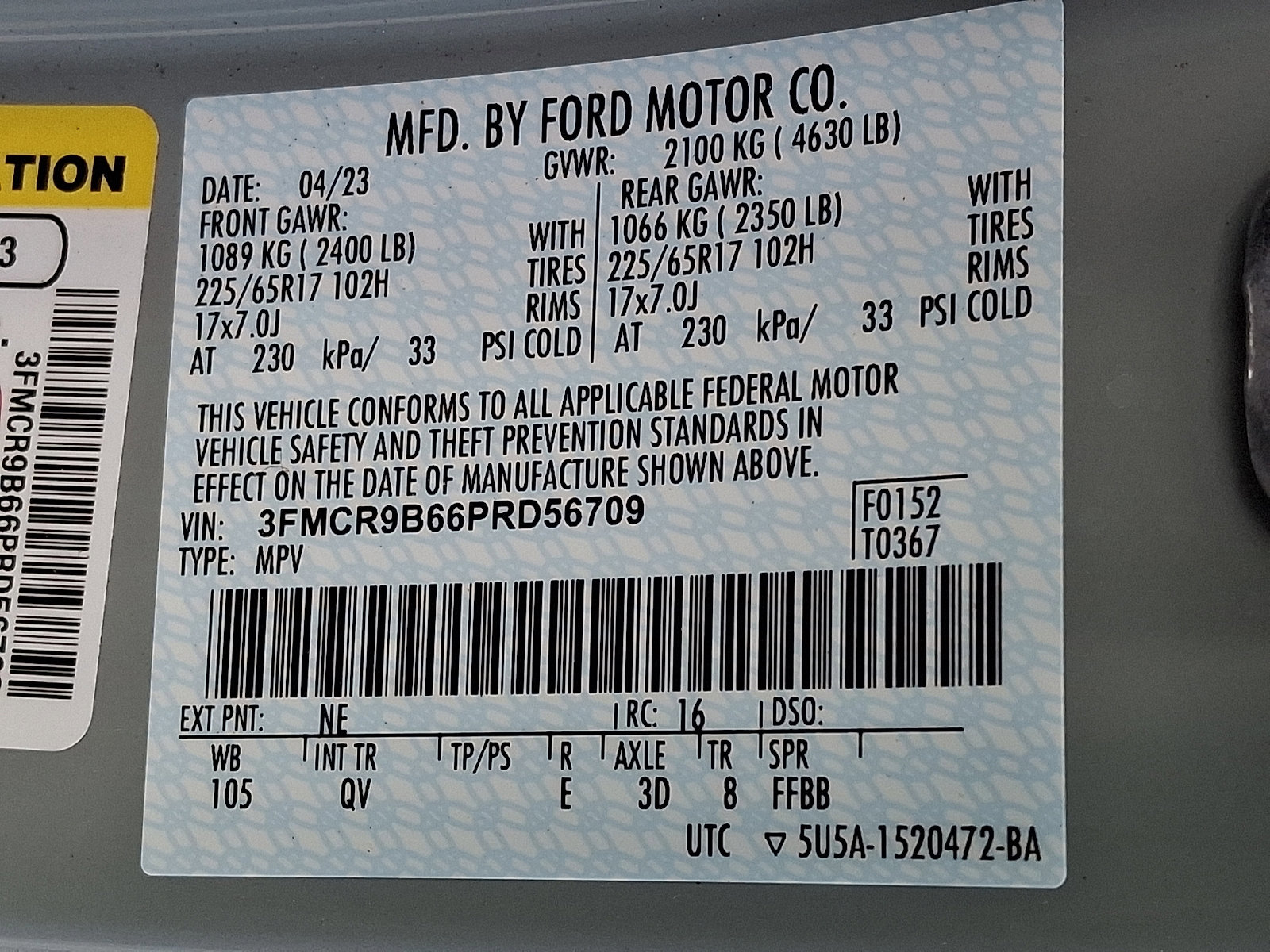 Certified 2023 Ford Bronco Sport Big Bend w/ Convenience Package image 27