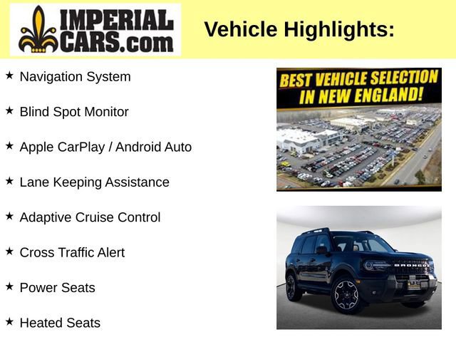 Certified 2025 Ford Bronco Sport Outer Banks w/ Outer Banks Tech Package+ image 11