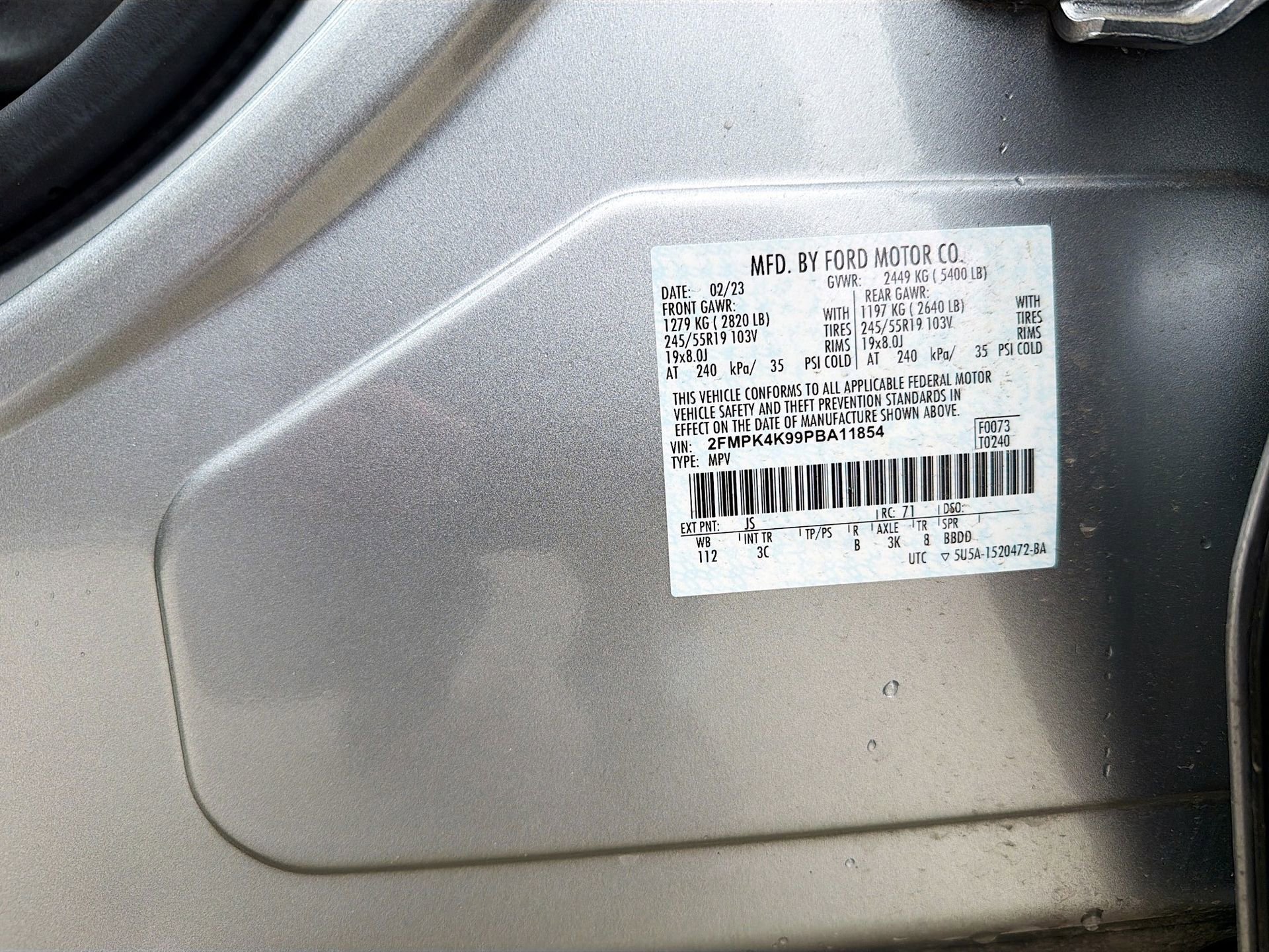Certified 2023 Ford Edge Titanium AWD/4WD image 35