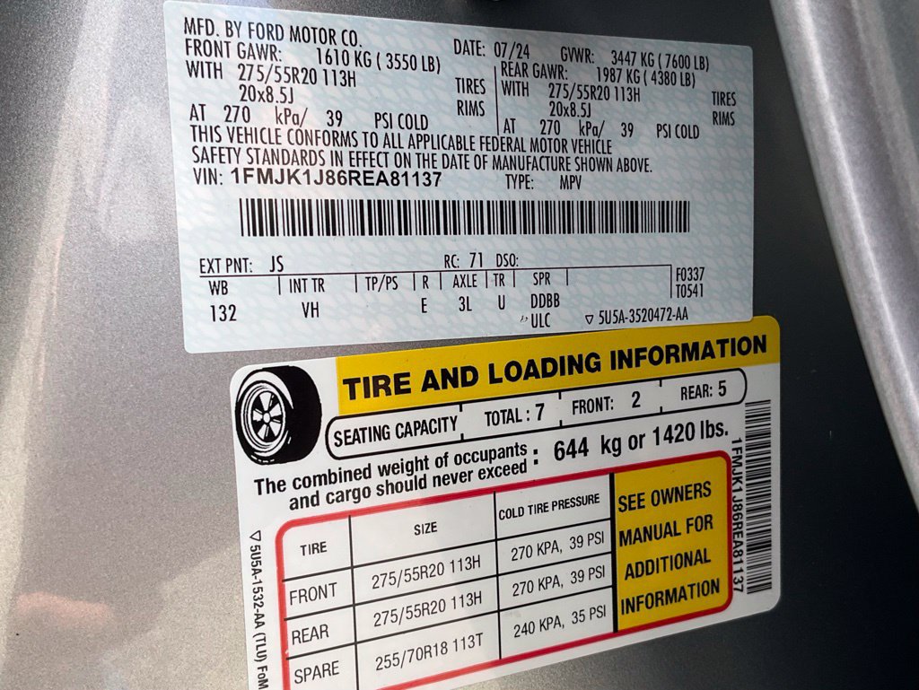 Certified 2024 Ford Expedition Max XLT AWD/4WD image 57