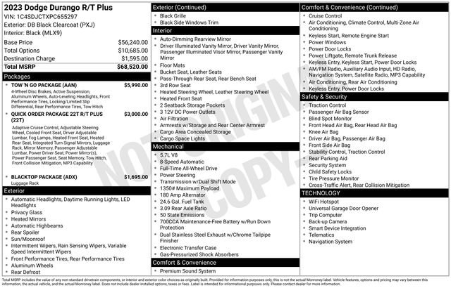 Used 2023 Dodge Durango R/T w/ Tow 'N Go Package AWD/4WD image 27