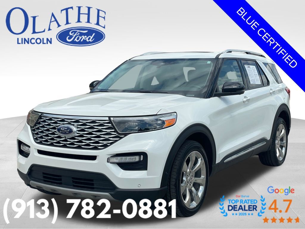 Certified 2020 Ford Explorer Platinum w/ Premium Technology Package
