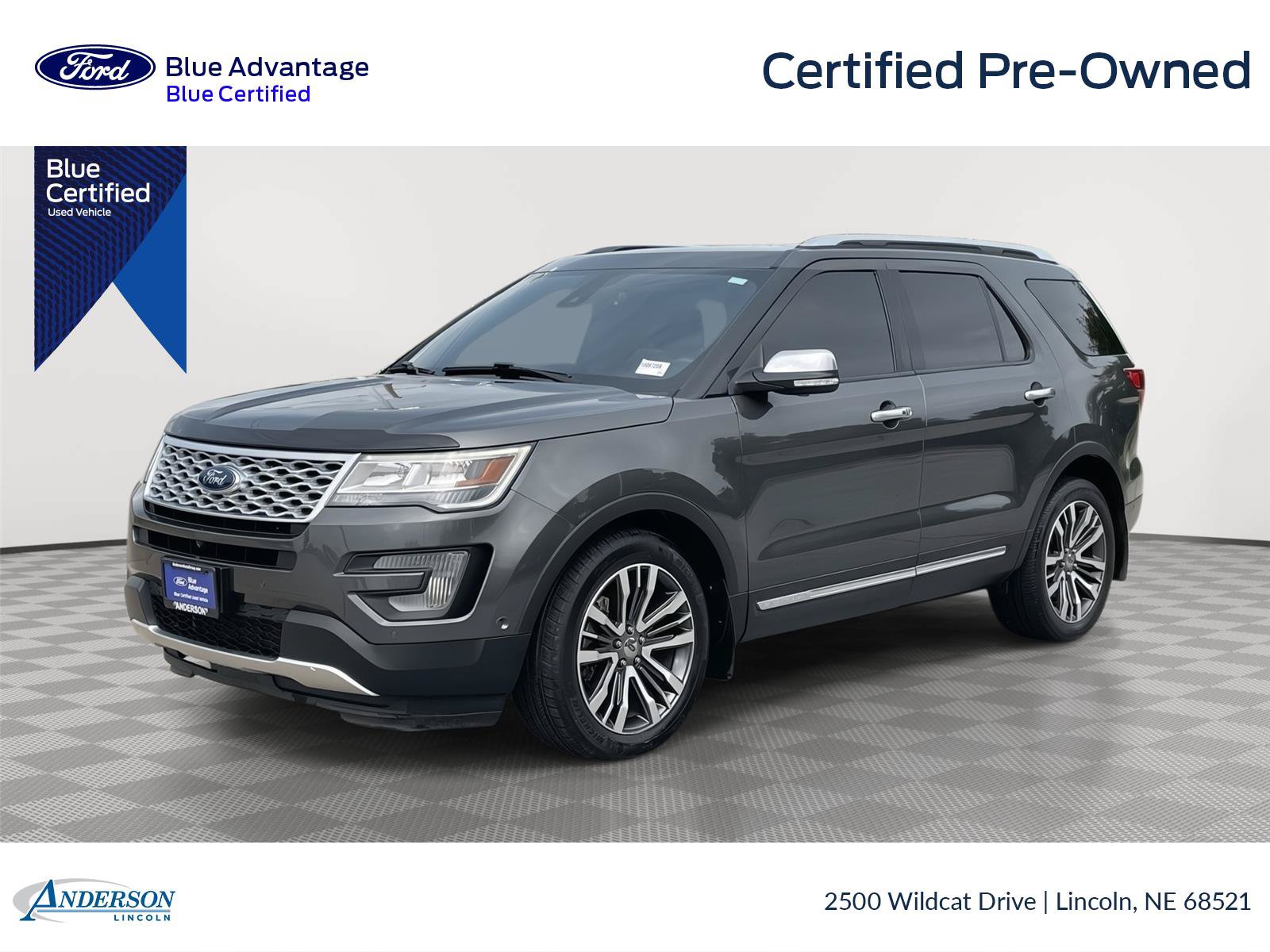 Certified 2017 Ford Explorer Platinum