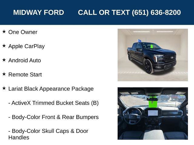 Certified 2025 Ford F150 Lariat w/ Equipment Group 501A Mid AWD/4WD image 9