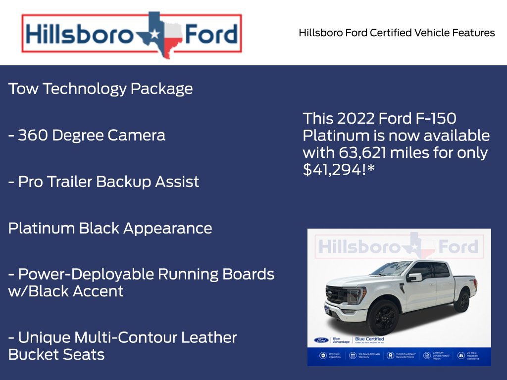 Certified 2022 Ford F150 Platinum w/ Equipment Group 701A High AWD/4WD image 5