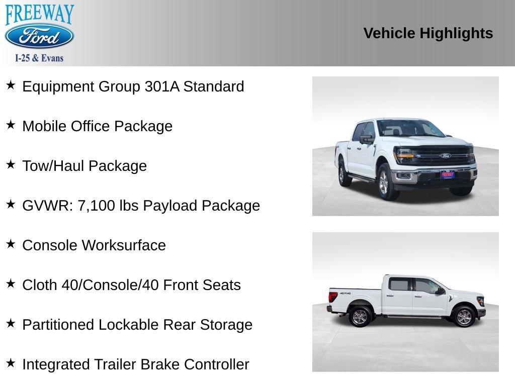 Certified 2024 Ford F150 XLT w/ Mobile Office Package image 7