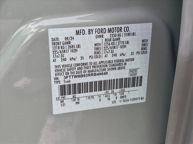 Certified 2024 Ford Maverick XL w/ Equipment Group 100A Standard AWD/4WD image 23