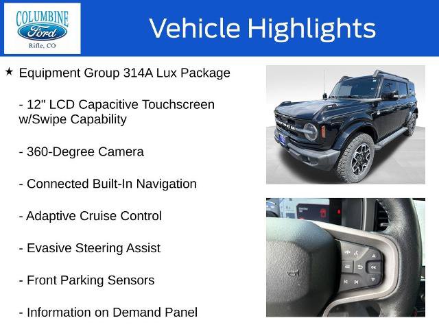 Certified 2023 Ford Bronco Outer Banks AWD/4WD image 4