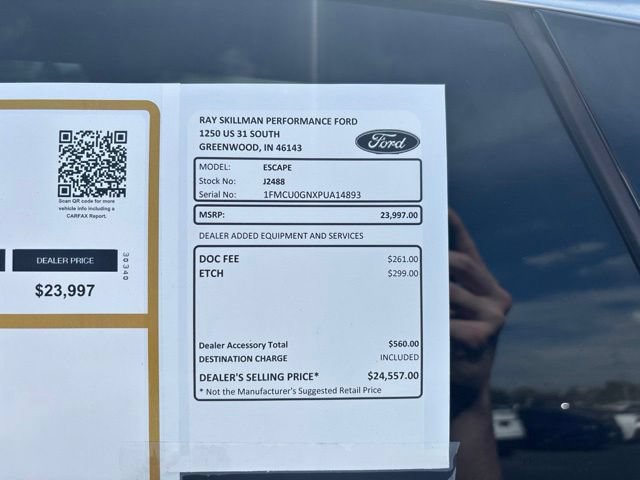 Certified 2023 Ford Escape Active w/ Tech Pack #1 FWD image 3