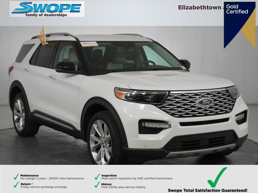 Certified 2022 Ford Explorer Platinum w/ Technology Package image 1