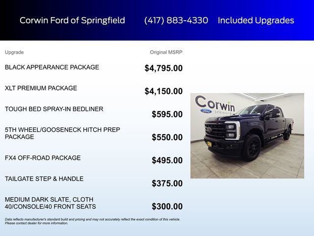 Certified 2024 Ford F350 XLT w/ Black Appearance Package AWD/4WD image 5