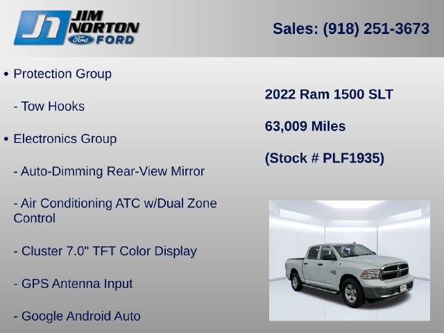 Used 2022 RAM 1500 Classic SLT w/ Electronics Group AWD/4WD image 11