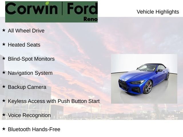Used 2022 BMW 430i xDrive Convertible w/ M Sport Package video 2