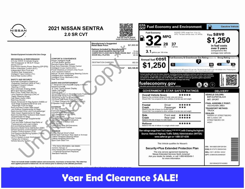 Used 2021 Nissan Sentra SR