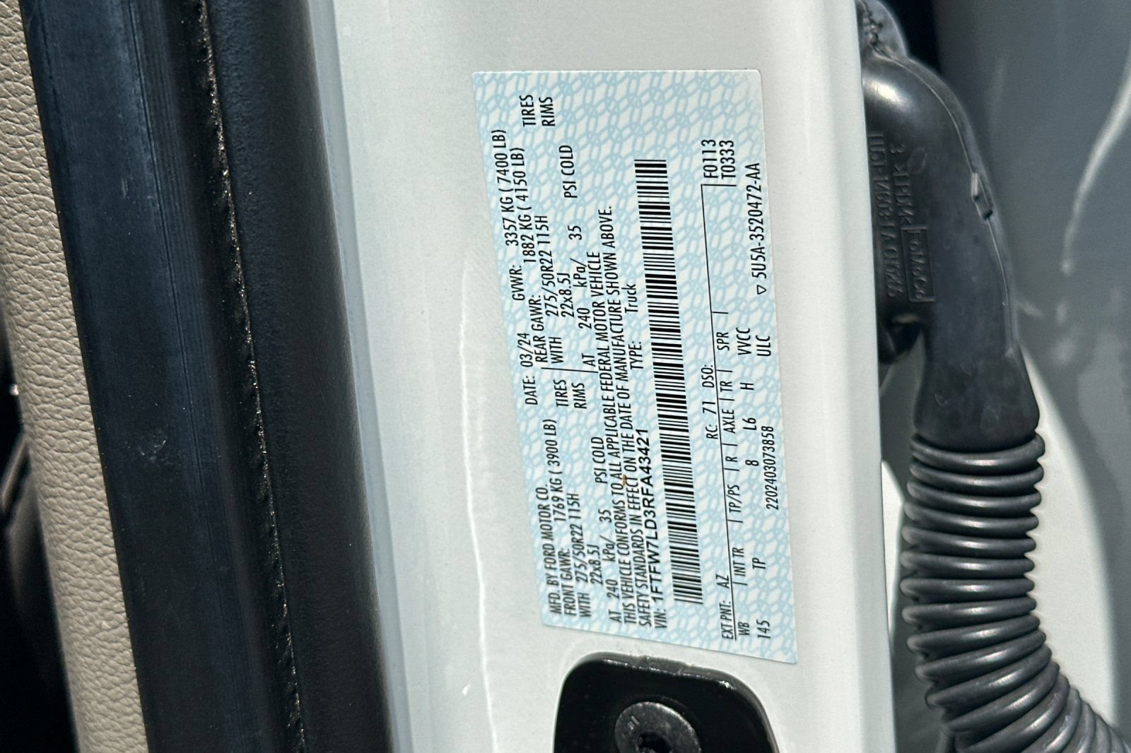 Certified 2024 Ford F150 Platinum w/ Equipment Group 703A Plus AWD/4WD image 28