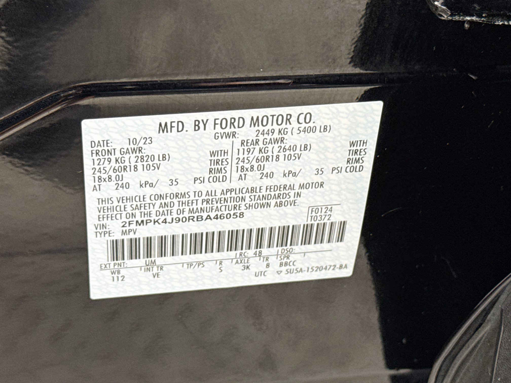 Certified 2024 Ford Edge SEL w/ Convenience Package AWD/4WD image 31