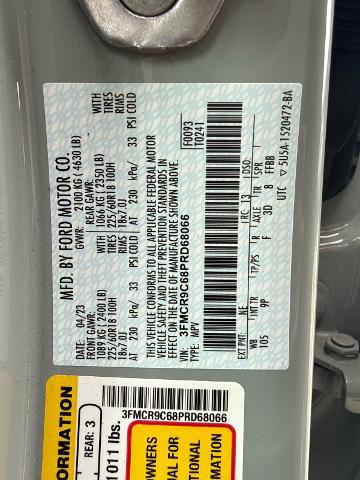 Certified 2023 Ford Bronco Sport Outer Banks w/ Tech Package AWD/4WD image 15