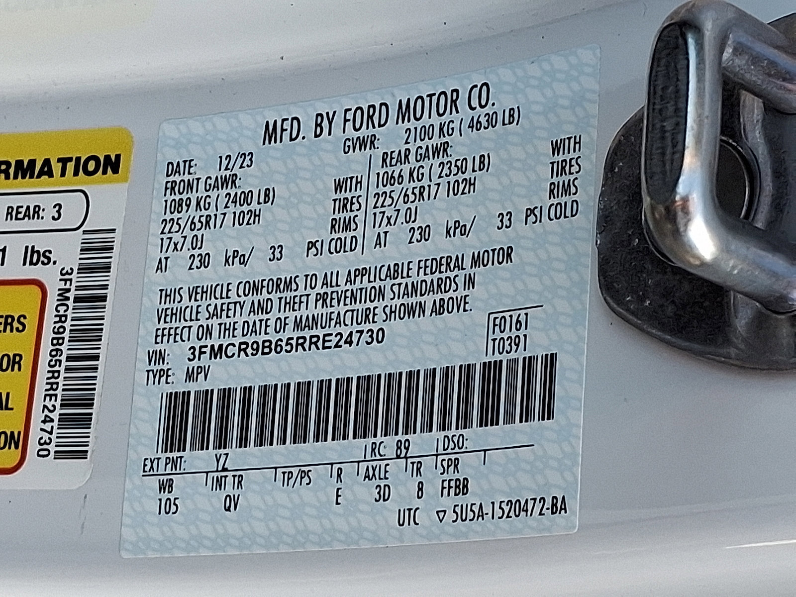 Certified 2024 Ford Bronco Sport Big Bend image 25