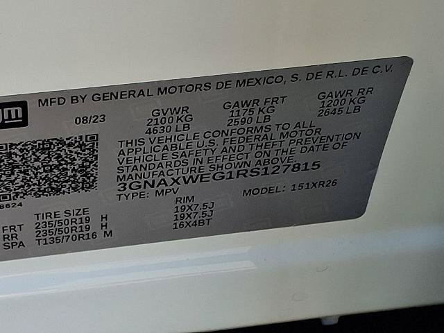 Used 2024 Chevrolet Equinox RS w/ RS Leather Package AWD/4WD image 29