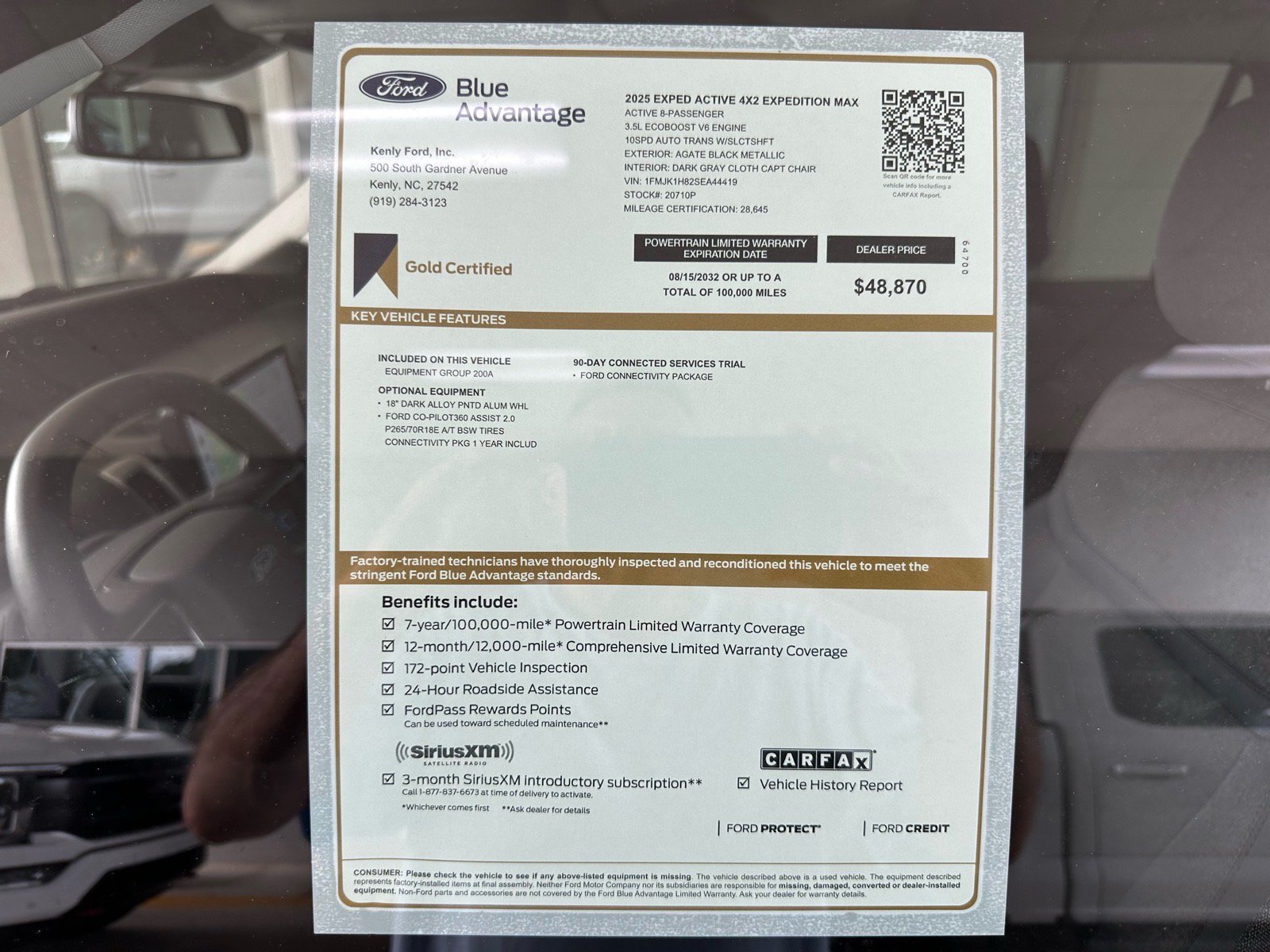 Certified 2025 Ford Expedition Max Active RWD image 4