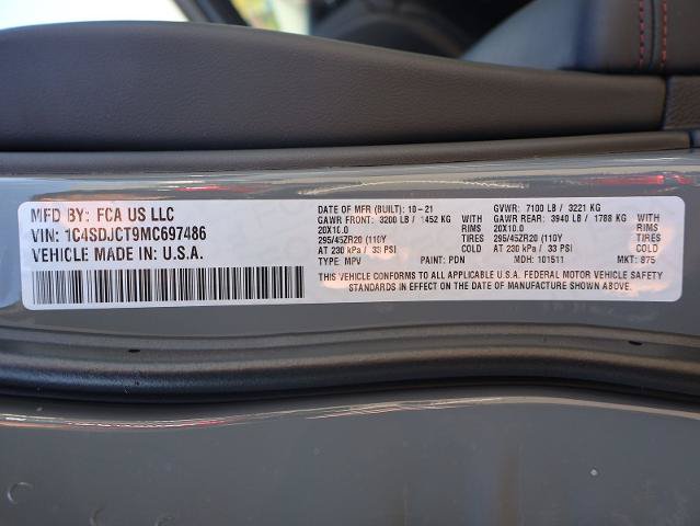 Used 2021 Dodge Durango R/T w/ Tow 'N Go Package AWD/4WD image 30