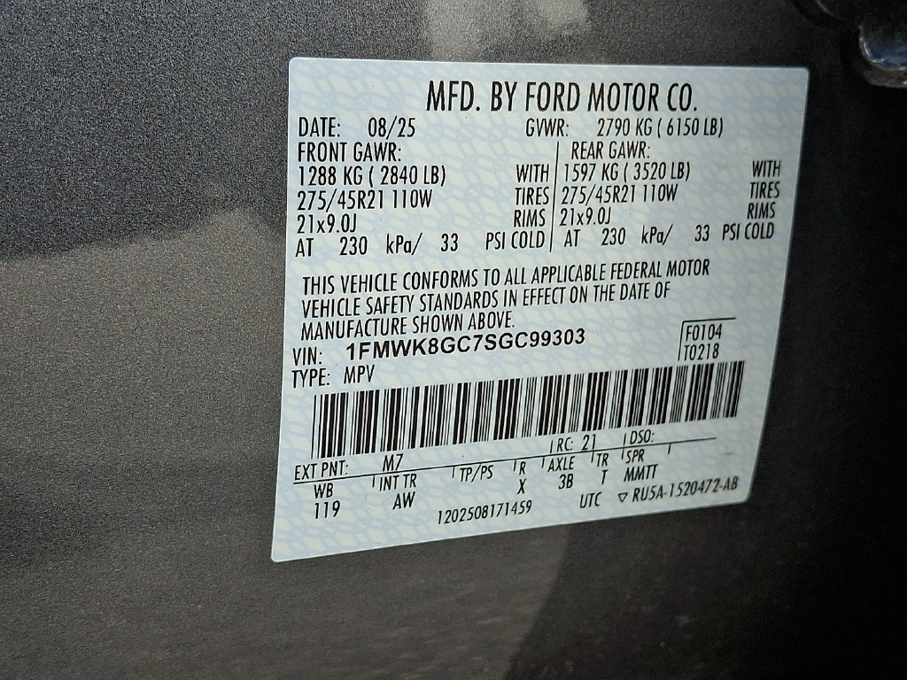 Certified 2025 Ford Explorer ST w/ Sun And Sound Package AWD/4WD image 26