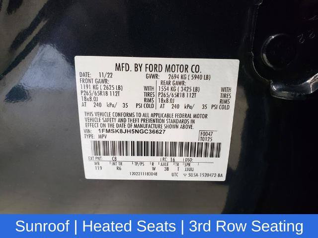 Certified 2022 Ford Explorer Timberline AWD/4WD image 27