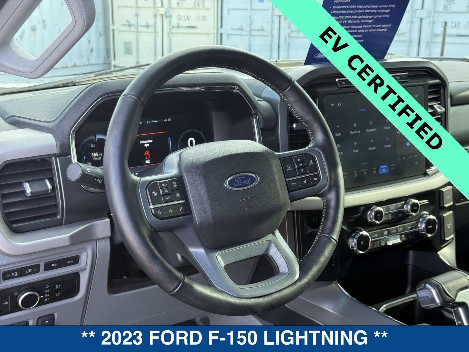 Certified 2023 Ford F150 Lightning XLT w/ Equipment Group 312A High image 20