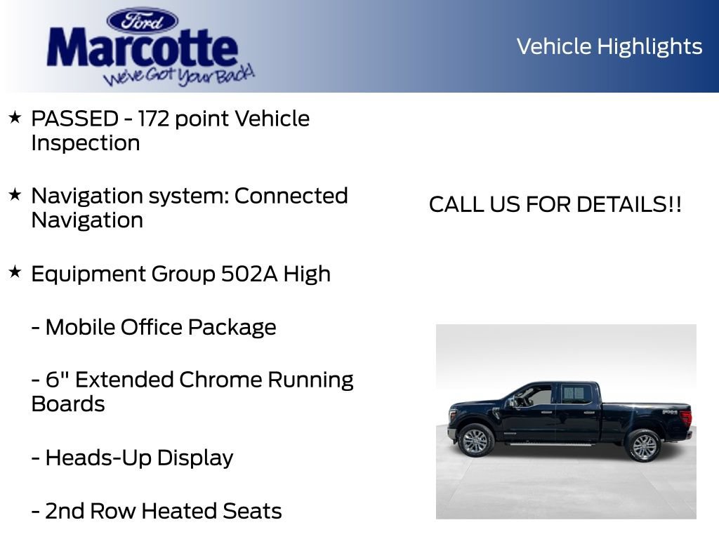 Certified 2024 Ford F150 Lariat w/ Equipment Group 502A High AWD/4WD image 11