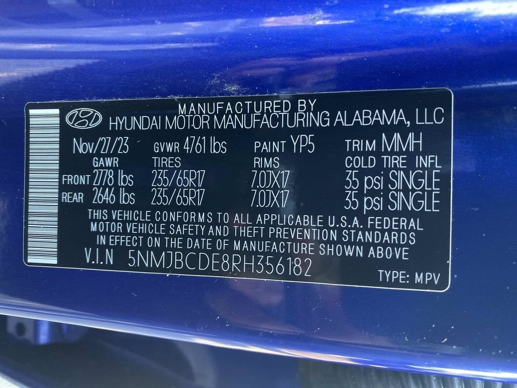 Used 2024 Hyundai Tucson SEL AWD/4WD image 21