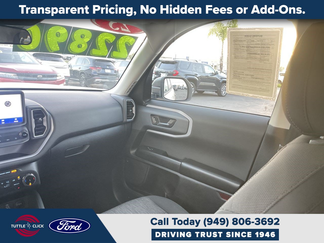 Certified 2023 Ford Bronco Sport Big Bend w/ Convenience Package AWD/4WD image 3