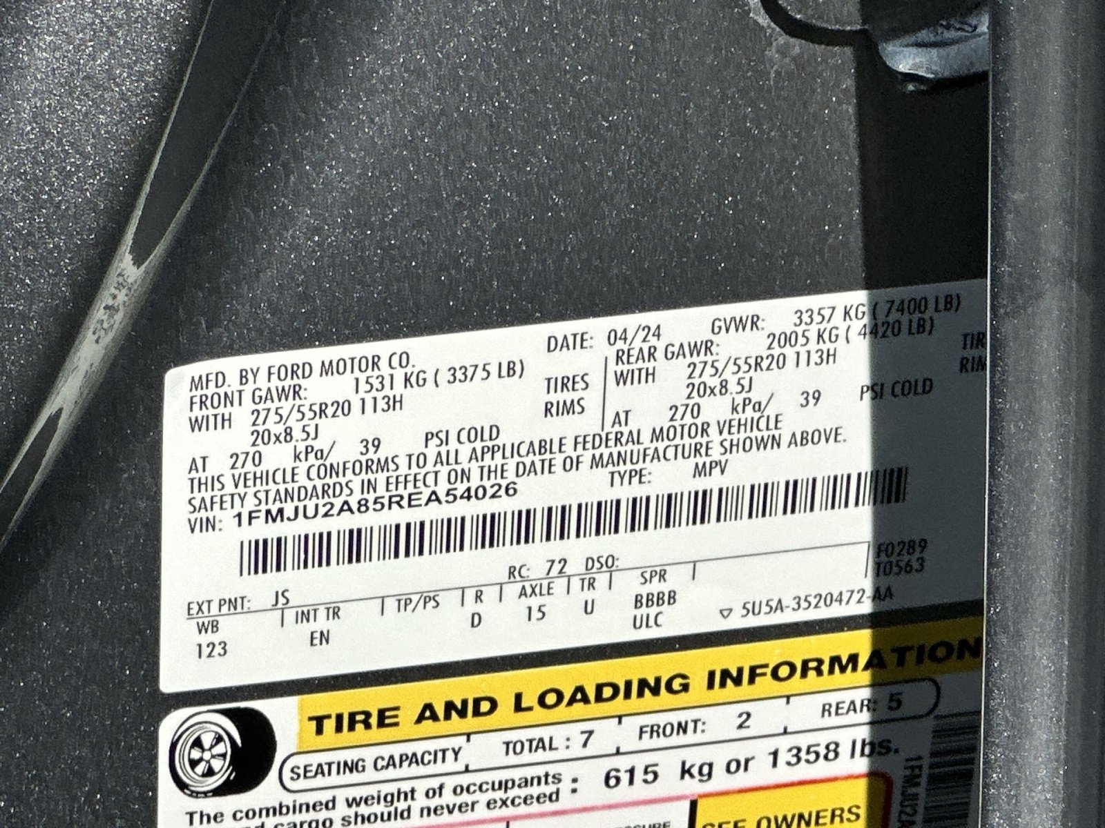 Certified 2024 Ford Expedition Limited AWD/4WD image 31