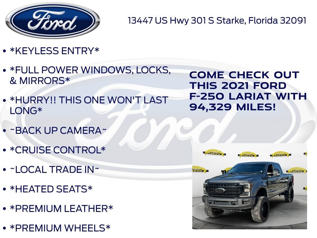 Certified 2021 Ford F250 Lariat AWD/4WD image 12