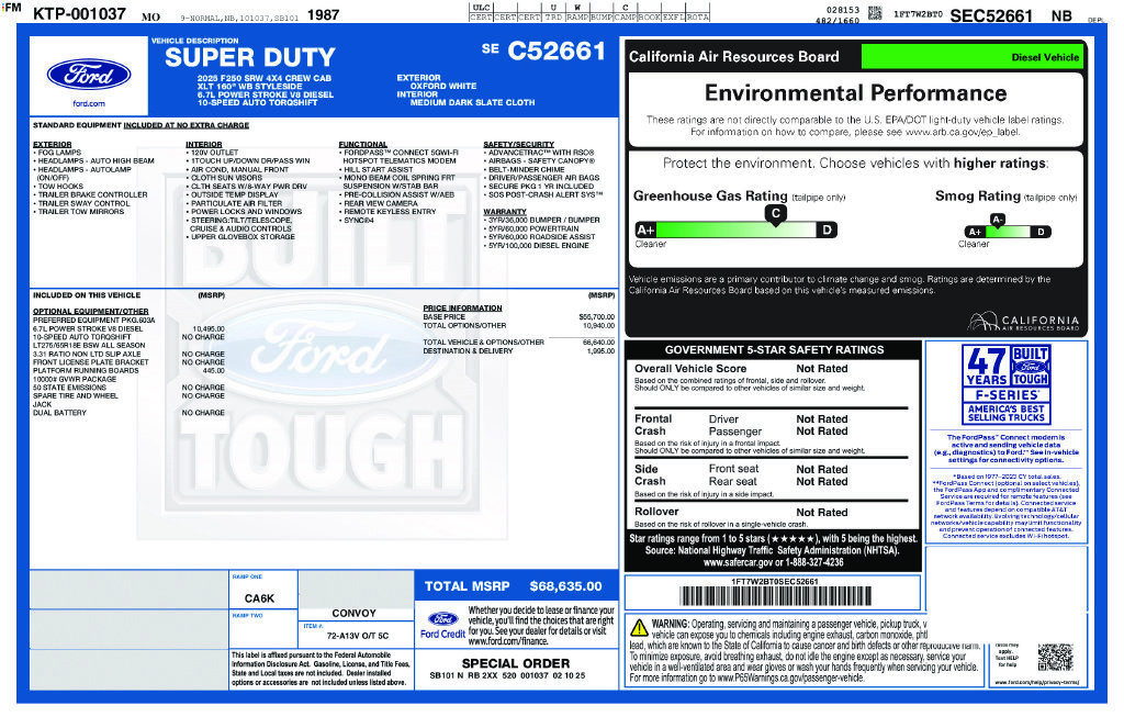 Certified 2025 Ford F250 XLT AWD/4WD image 31