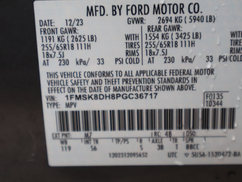Certified 2023 Ford Explorer XLT w/ Equipment Group 202A AWD/4WD image 43