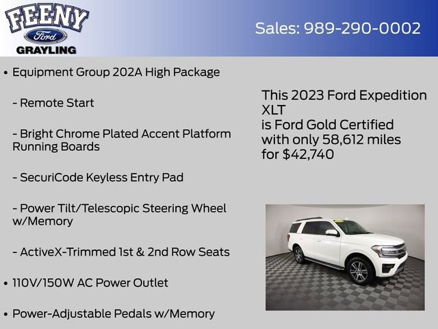 Certified 2023 Ford Expedition XLT image 18